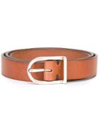 Eleventy Buckle Belt, Men's, Size: 100, Brown, Leather