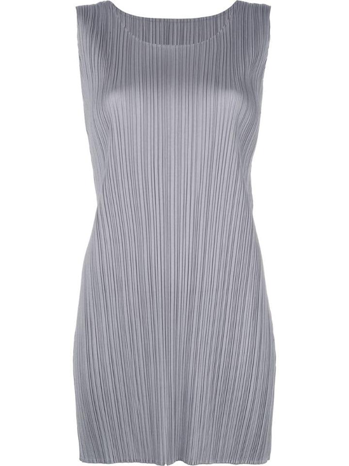 Pleats Please By Issey Miyake Sleeveless Blouser - Grey