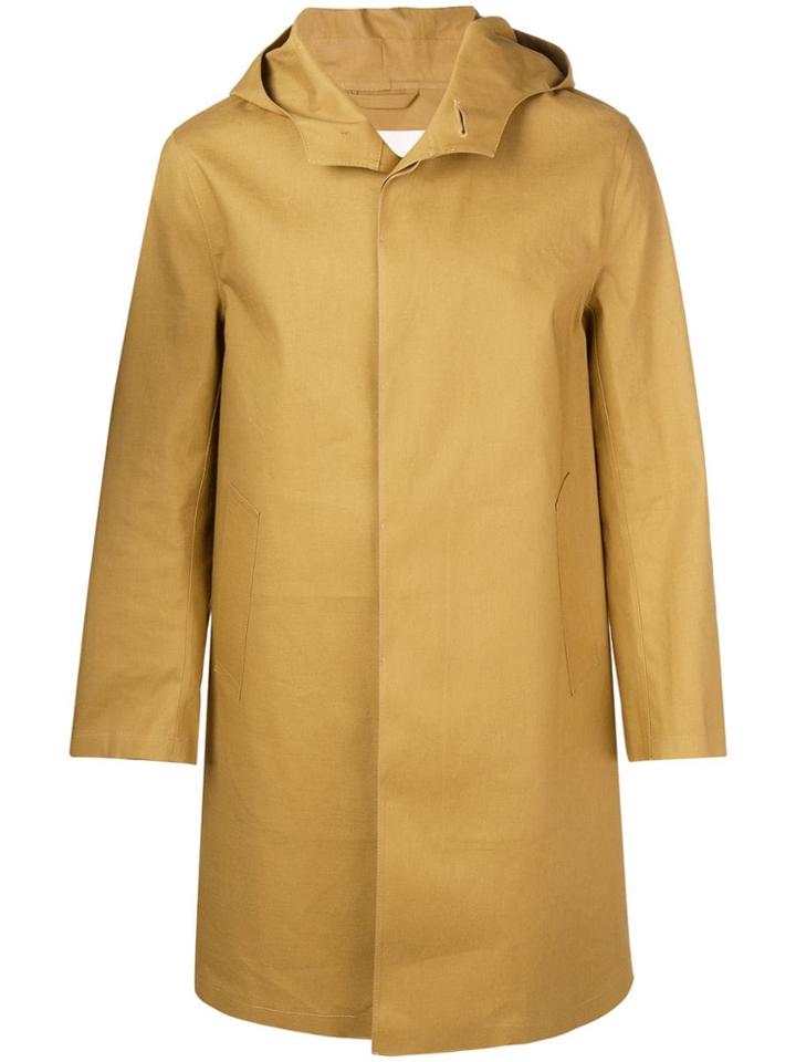 Mackintosh Autumn Bonded Cotton Hooded Coat Gr-007 - Neutrals