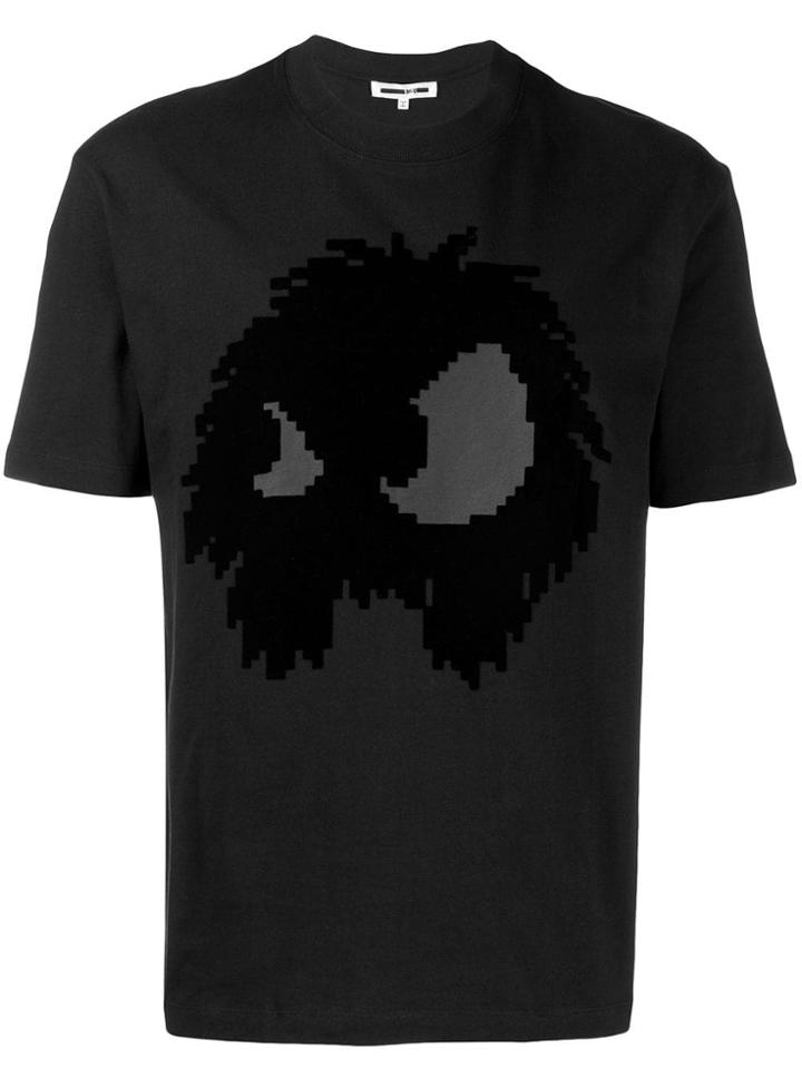 Mcq Alexander Mcqueen Velvet Print T-shirt - Black