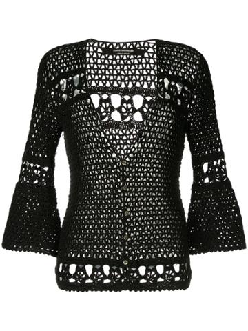 Junya Watanabe Comme Des Garçons Vintage Loose Crochet Cardigan -