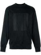 Alexander Wang Logo Barcode Sweatshirt, Men's, Size: 48, Black, Cotton