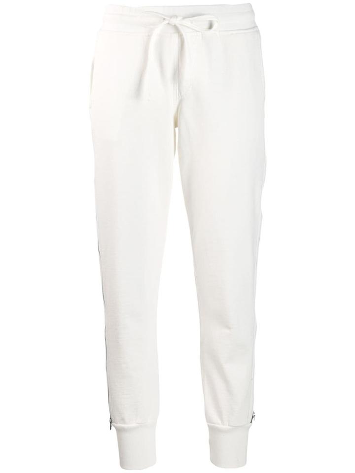 Rta Zip Detail Track Pants - White