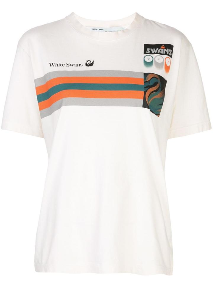 Off-white White Swans T-shirt
