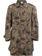 Myar Camouflage Shirt Jacket - Brown