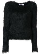 Jil Sander Furry Knitwear - Black