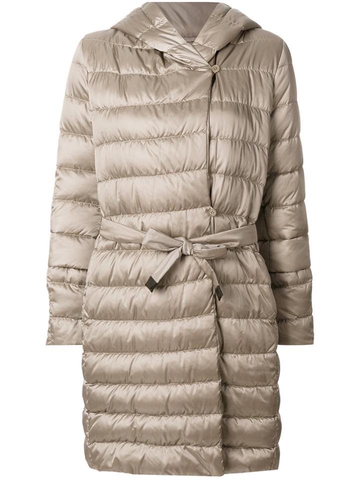 's Max Mara Novef Padded Coat - Nude & Neutrals
