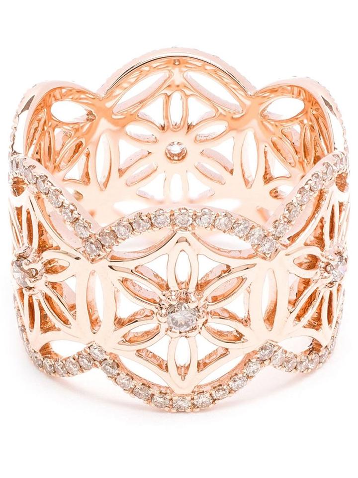 Dionea Orcini 'flower Of Life' Diamond Mini Ring