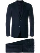 Lardini Formal Slim-fit Suit - Blue