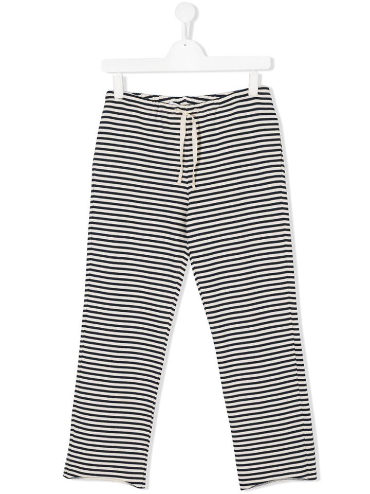 Touriste Striped Trousers - Nude & Neutrals