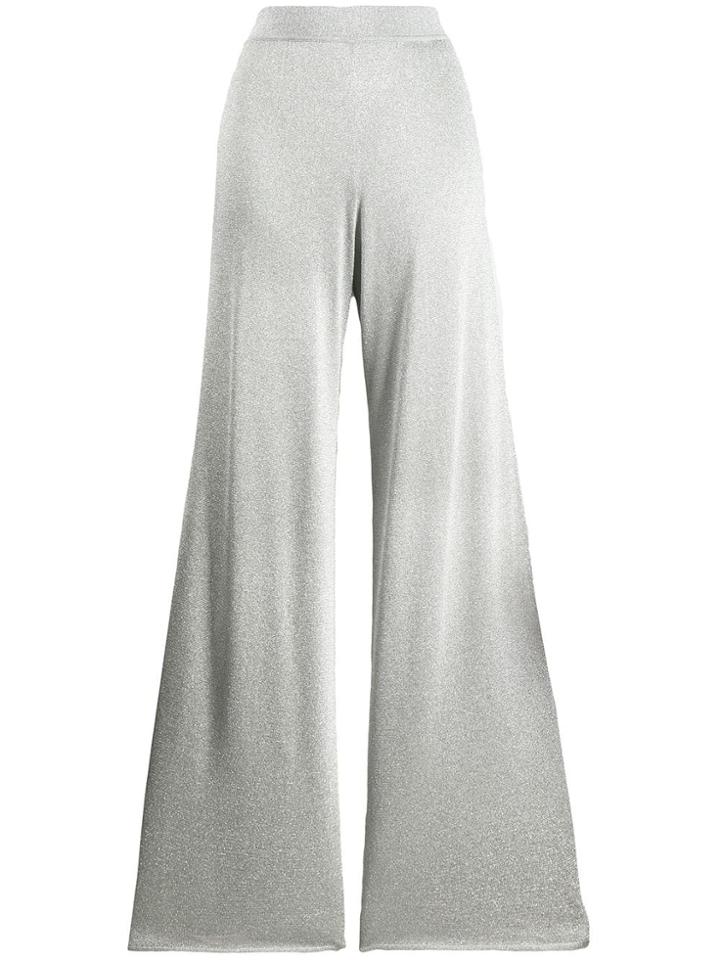 Missoni Wide Leg Trousers - Silver