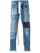 Off-white Panelled Jeans - Blue