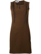 Gwen Salakaia 'iron Stick' Dress, Women's, Size: 0, Brown, Polyamide/wool