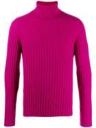 Leqarant Ribbed Knit Jumper - Pink