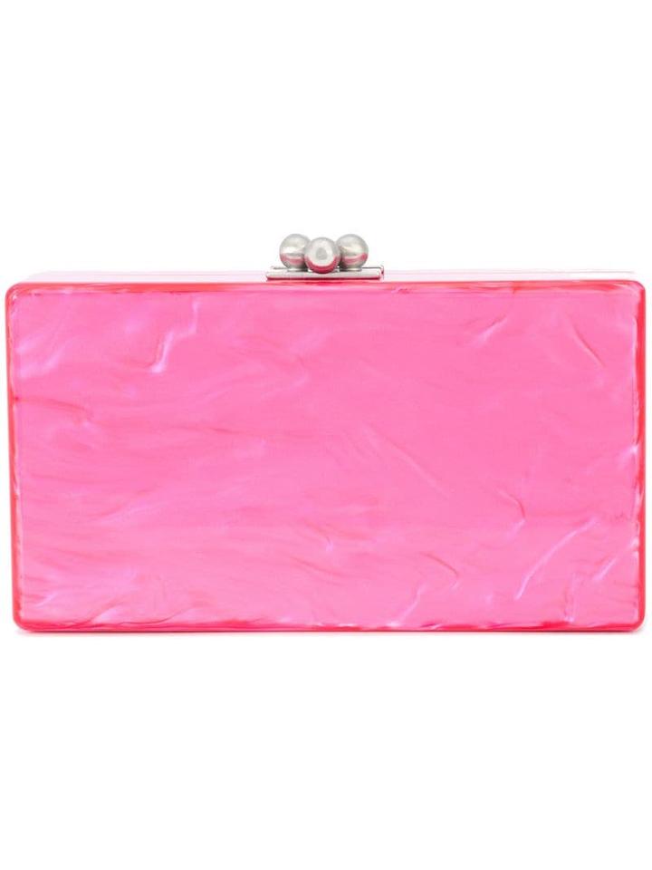 Edie Parker Rectangular Box Clutch - Pink