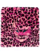 Alberta Ferretti Oversized Leopard Print Scarf - Pink