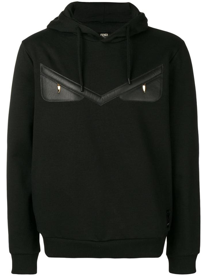 Fendi Appliqué Bag Bugs Hoodie - Black