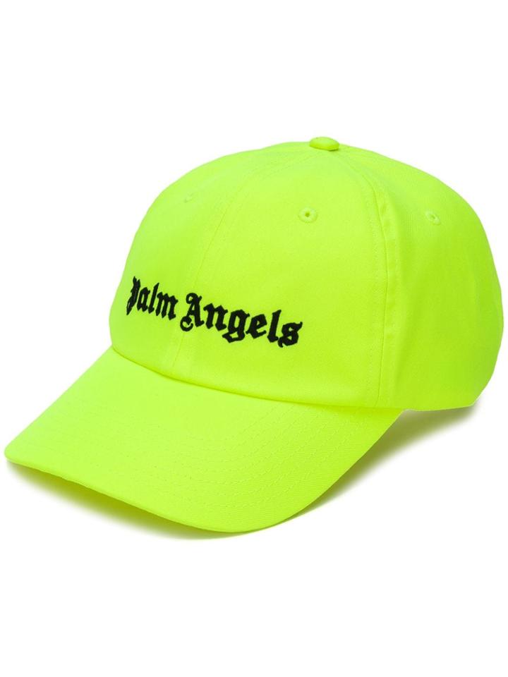 Palm Angels Logo Baseball Cap - Yellow