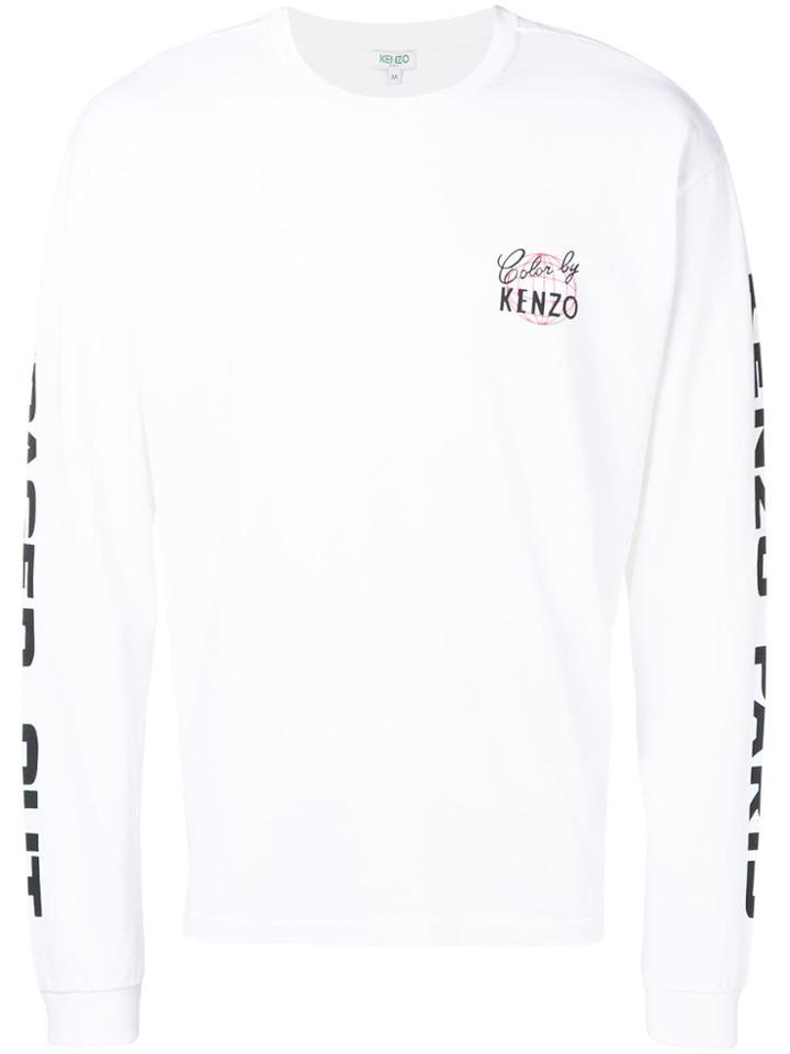 Kenzo Color By Kenzo Longsleeved T-shirt - White