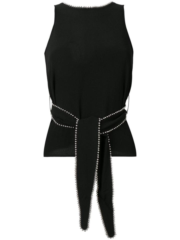 Pinko Belted Blouse - Black