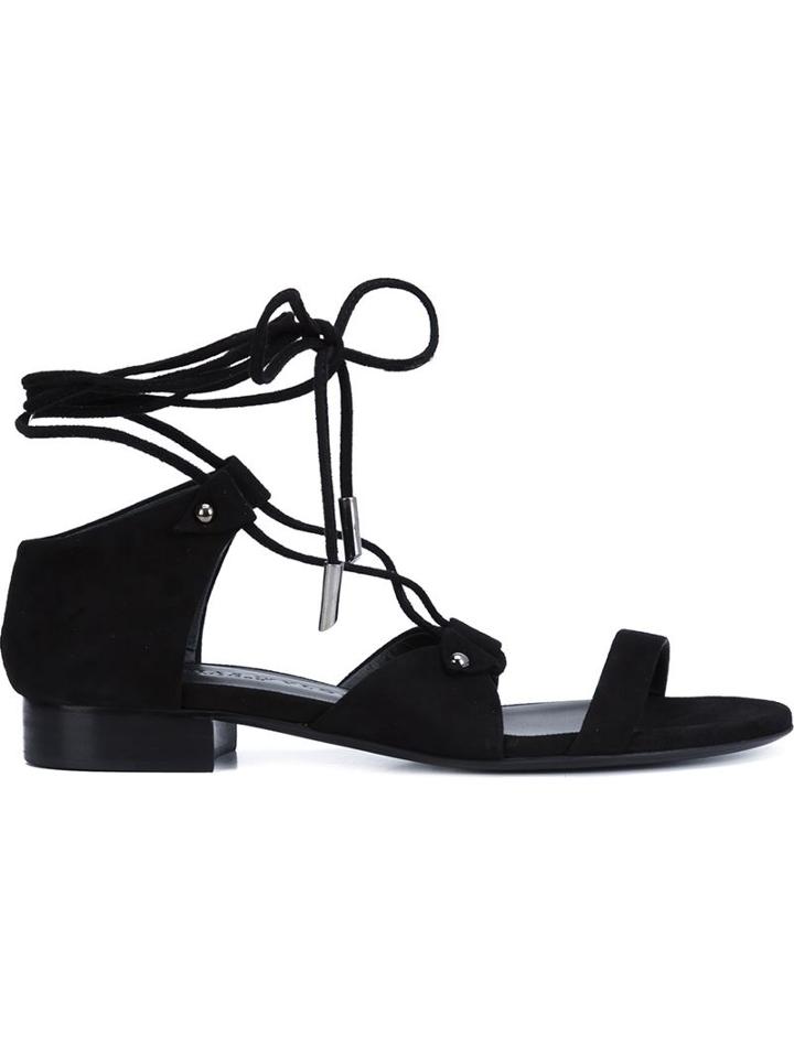 Thomas Wylde Lace Up Flat Sandals