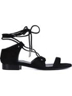 Thomas Wylde Lace Up Flat Sandals