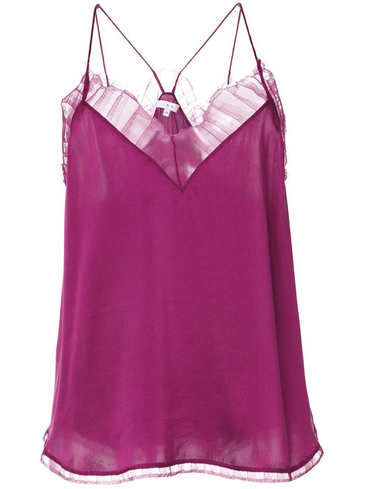 Iro - Camisole Top - Women - Silk - 36, Pink/purple, Silk