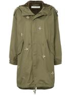 Tu Es Mon Trésor Bijou Flower Fishtale Parka - Green