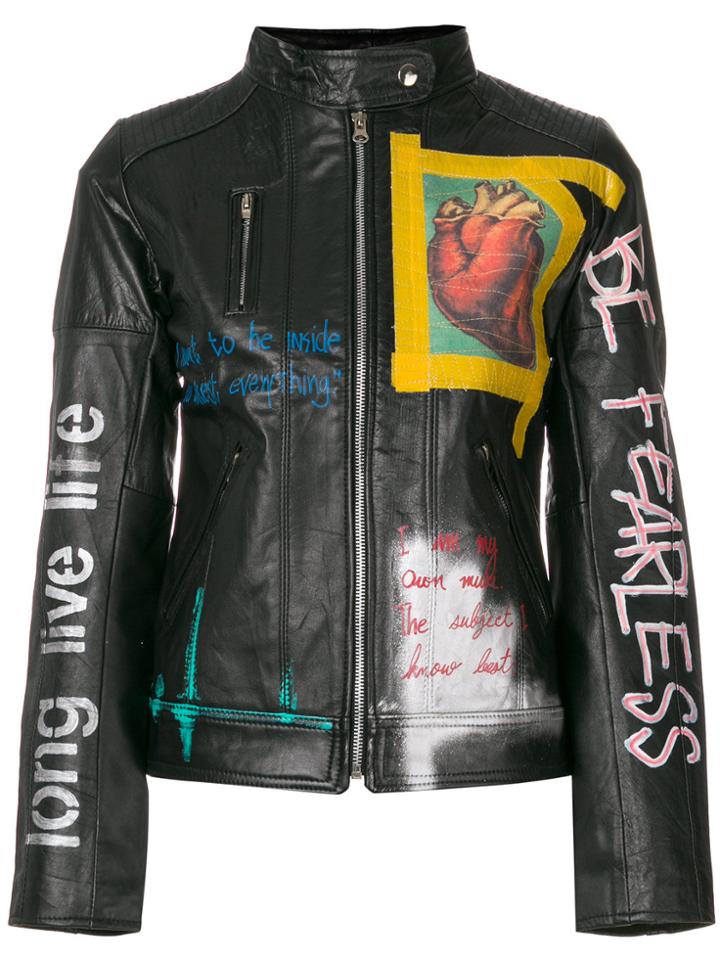 Night Market Frida Lover Jacket - Black