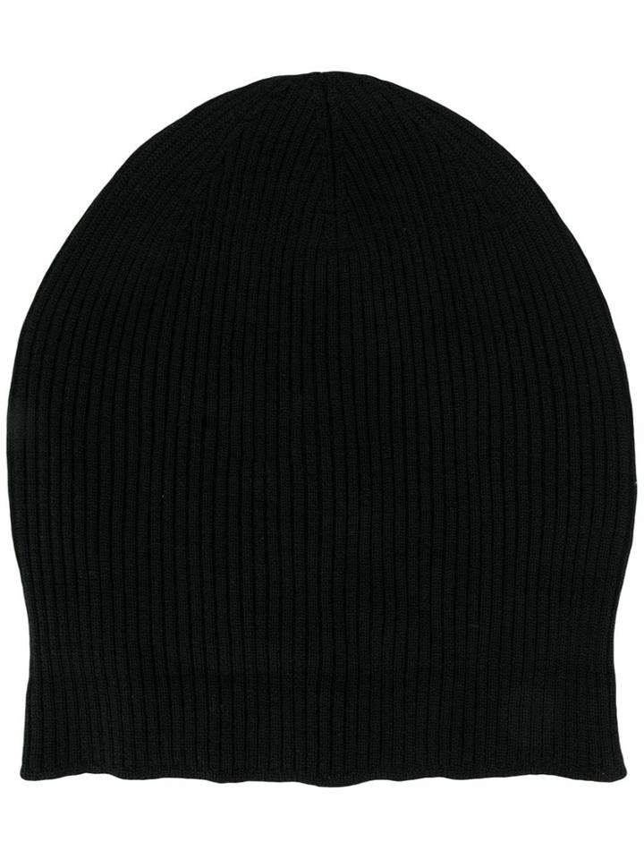 Rick Owens Knitted Hat - Black