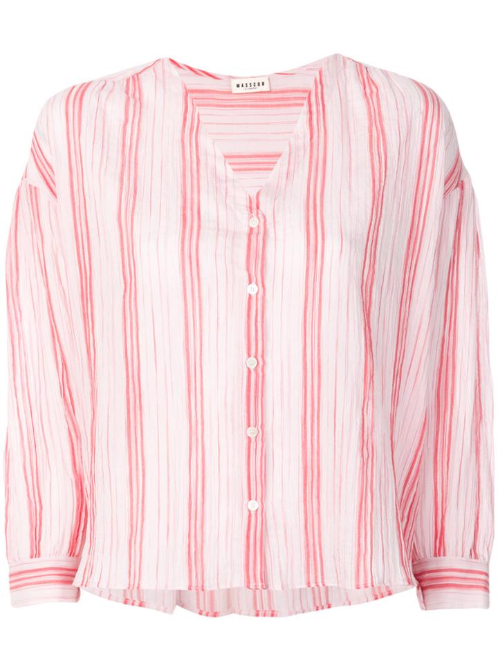 Masscob Striped Shirt - White