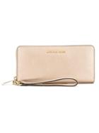 Michael Michael Kors Jet Set Travel Continental Wallet - Metallic