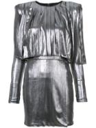 Zhivago - Metallic (grey) Structured Dress - Women - Polyester/spandex/elastane - M, Polyester/spandex/elastane