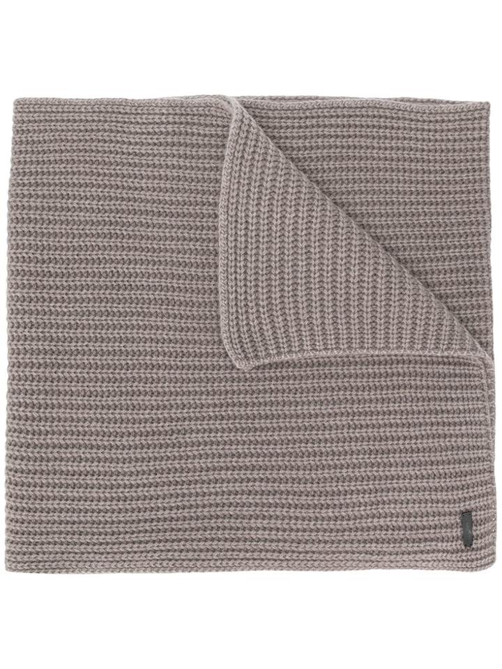 Iris Von Arnim Harvard Scarf - Grey