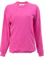 Aganovich Reconstructed Long Sleeved T-shirt - Pink & Purple