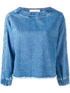 See By Chloé - Denim Top - Women - Cotton - 34, Blue, Cotton