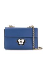 Furla Enamelled Plaque Crossbody Bag - Blue