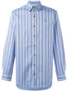 Vivienne Westwood Man Embroidered Logo Striped Shirt