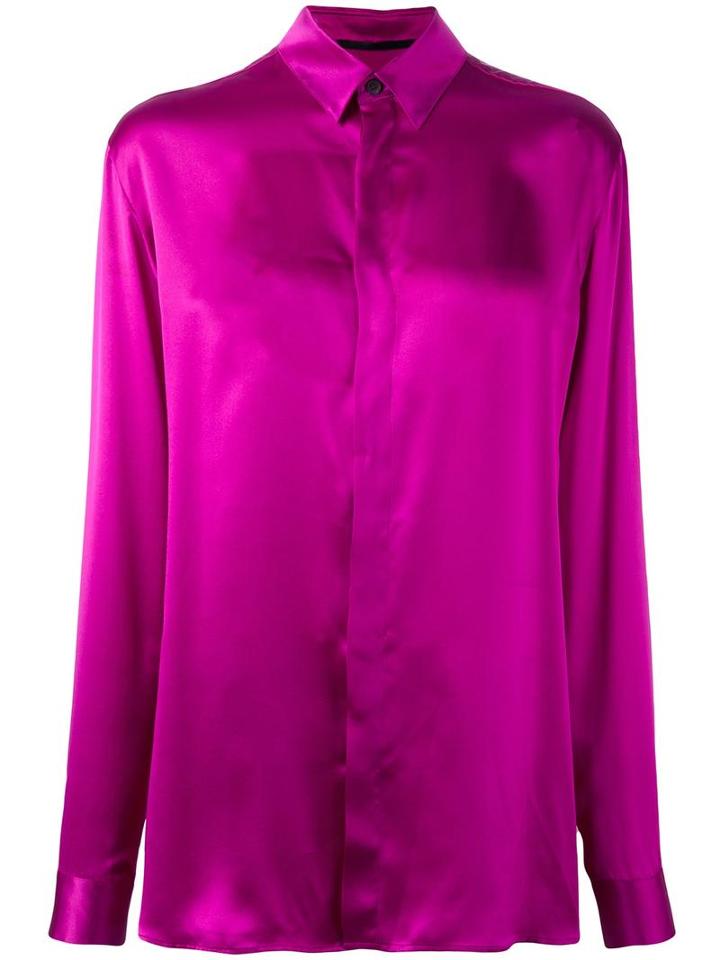 Haider Ackermann 'iteso' Shirt, Women's, Size: 34, Pink/purple, Silk