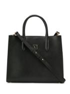 L'autre Chose Saffiano Tote - Black