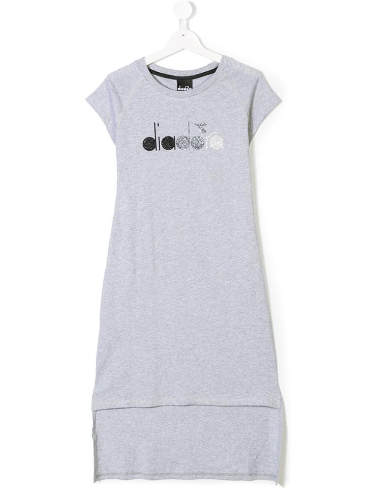 Diadora Junior Glitter Logo Dress - Grey