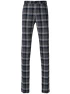 Etro Check Tailored Trousers - Grey