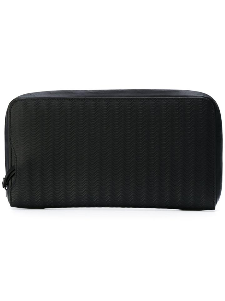 Zanellato Embroidered Wallet - Black