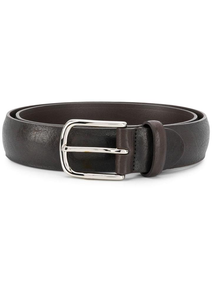 Canali Leather Belt - Brown