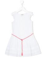 Zadig & Voltaire Belted Dress, Girl's, Size: 12 Yrs, White