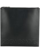 Calvin Klein 205w39nyc Embossed Logo Clutch - Black