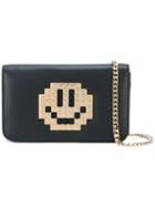 Les Petits Joueurs - Lego Smiley-face Cross Body Bag - Women - Leather - One Size, Black, Leather