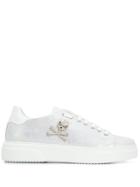 Philipp Plein Skull Lace-up Sneakers - White