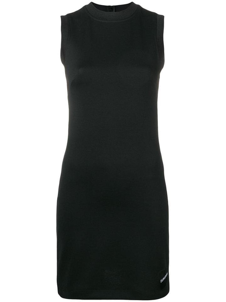 Calvin Klein Jeans Fitted Short Dress - Black