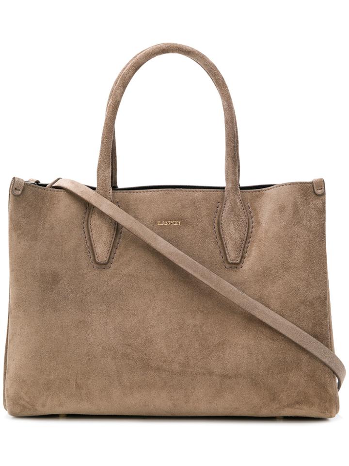 Lanvin Journée Tote - Nude & Neutrals